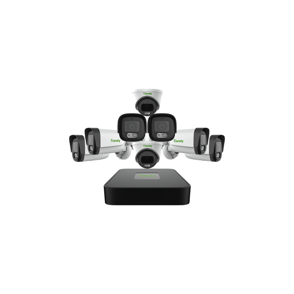 Tiandy 8-Camera 4MP Security Kit