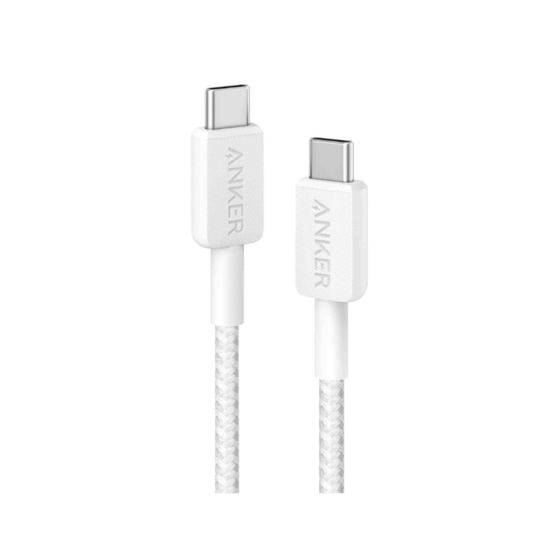 ANKER Durable, Daily-USE Charging Cable USB-C to USB-C (3ft, 60W)
